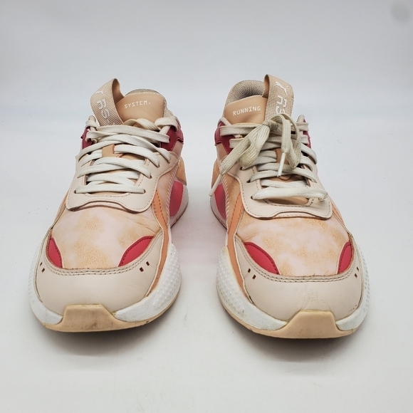 PUMA Shoes Womens 9 RS-X FESTIVAL 374530-01 White/Pink Sand Casual Running - Picture 2 of 13